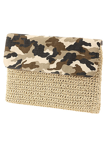 UngridカモフラクラッチBAG