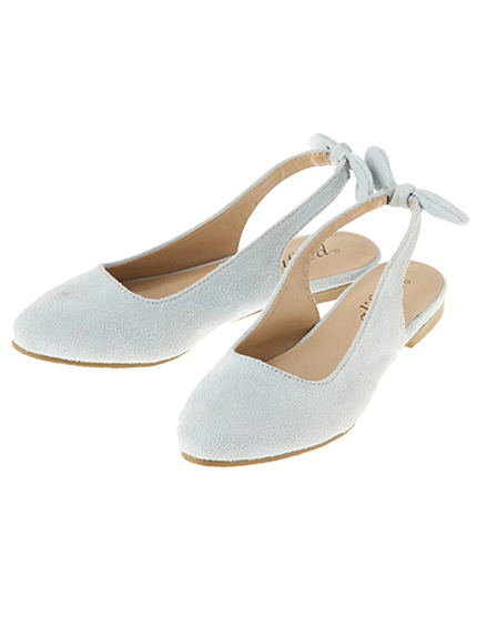 RUNWAY channel【glifeed】バックリボンフラットパンプス