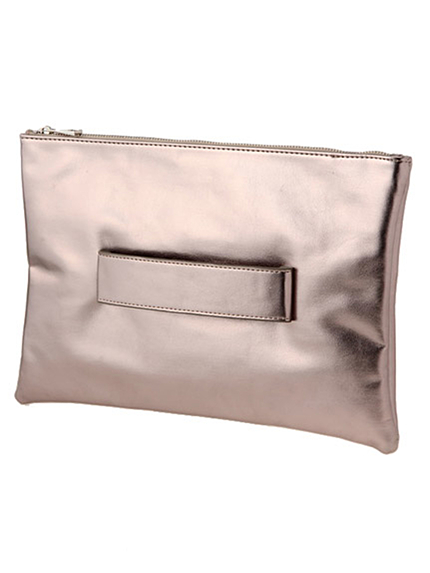 メタリッククラッチバッグ