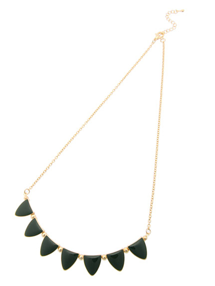 カラーフリンジネックレス