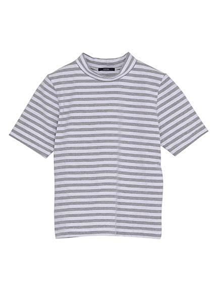 ハイネックリラックスTシャツ