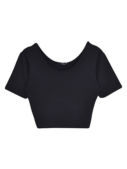 EMODAJUSTクロップドT/S