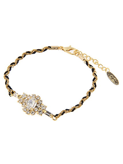 Ungrid【Lady Like】ビジューチェーンミサンガ