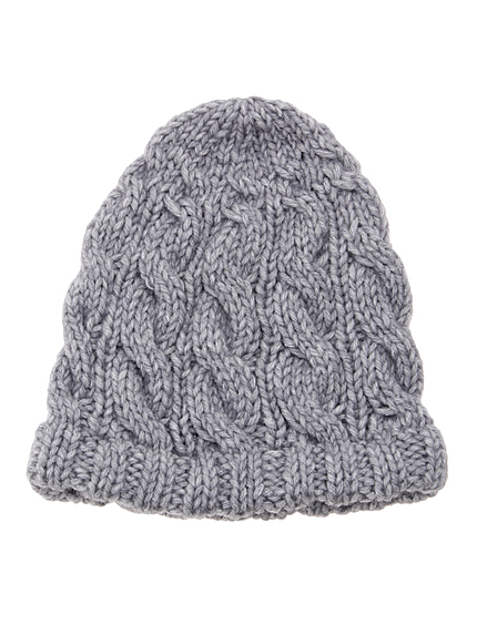 【goods】ケーブルニットキャップ