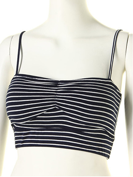 【BIJ】 カップインボーダーブラトップカットソー