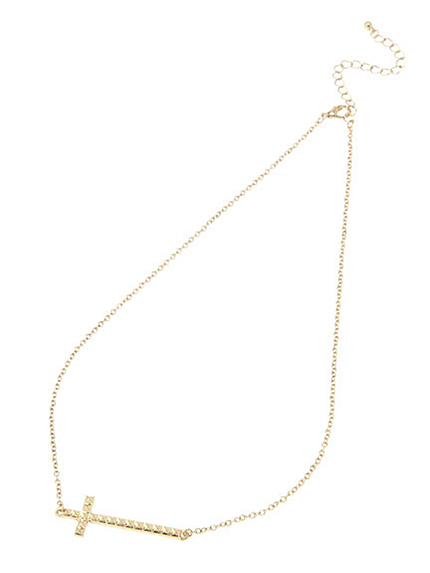 RUNWAY channel【PriPri】ビッグクロスバーネックレス