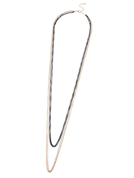 RUNWAY channel【PriPri】多連カラーロングネックレス