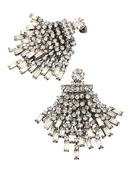 RUNWAY channel【gemmy】クリスタルイヤリング