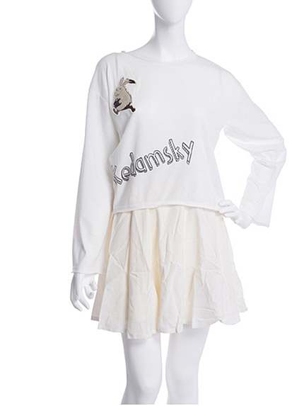 Jelill【ST】USAVICHワッペンロンT