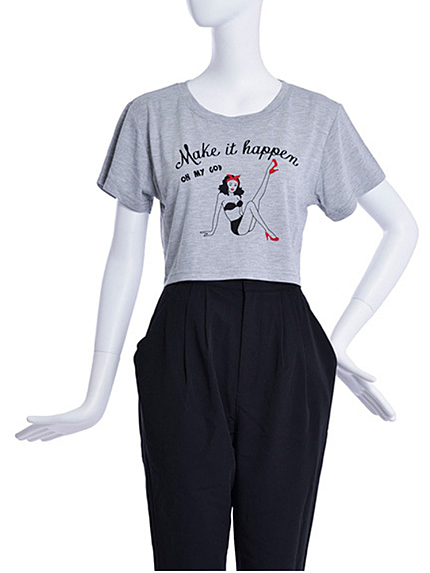 EVRISEDGE GIRLショートT