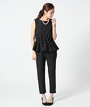 ＯＣ＊レースペプラムサロペット