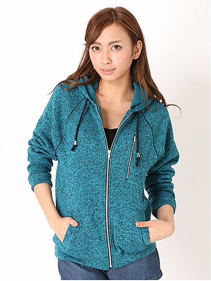 裏フリースZIPパーカー