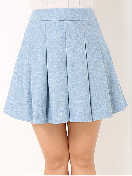 タックフレアショートパンツ