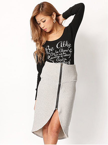 14.AW  裏毛タイトスカート