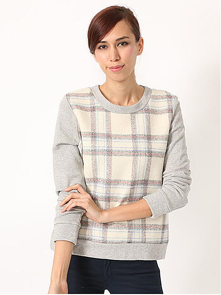 チェックトップス