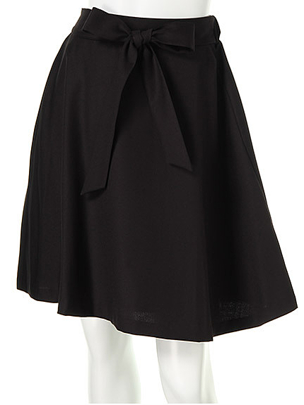 ウエストリボンフレアスカート