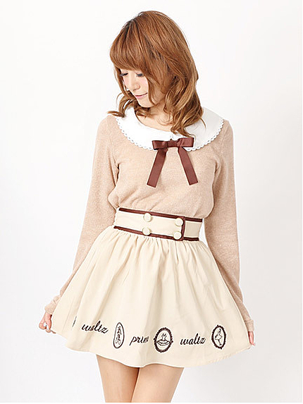 14.AW  バレリーナ刺しゅうスカート