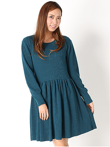 ニットワンピース