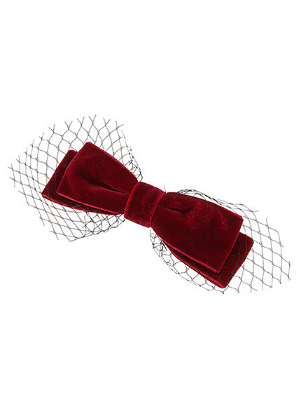 14.AW　ベロアリボンバレッタ