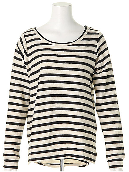 ふくれボーダーロンT