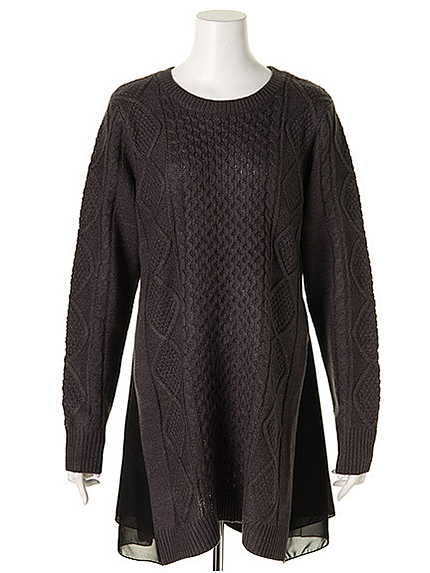 サイドシフォンニットＰＯ