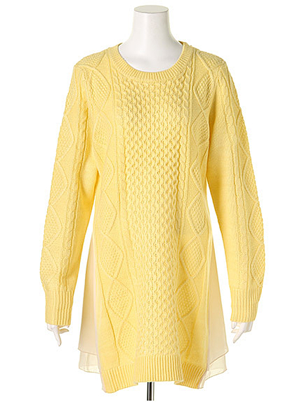 サイドシフォンニットＰＯ