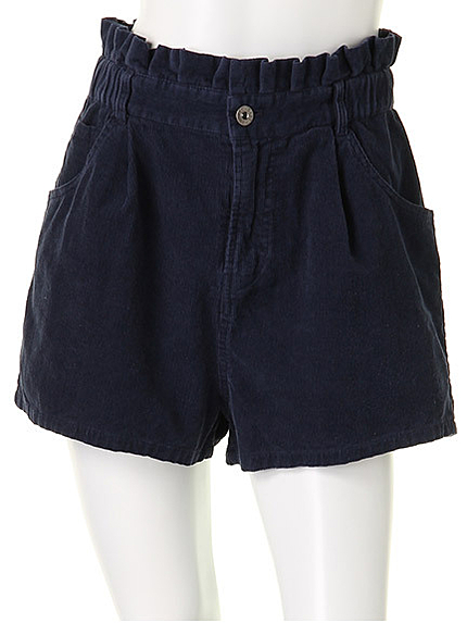 コーデュロイシンプルショーパン