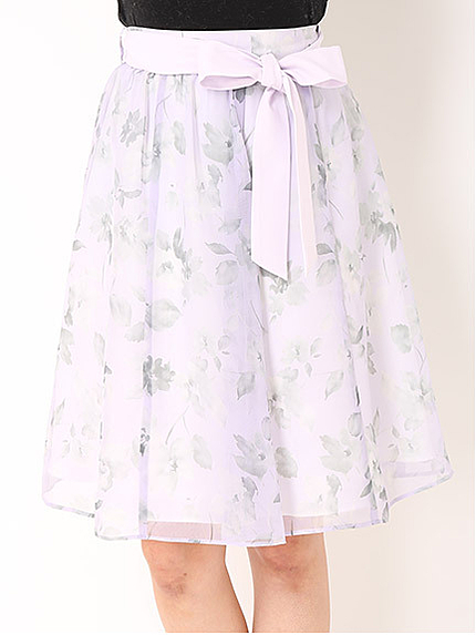 オリジナルフラワープリントスカート