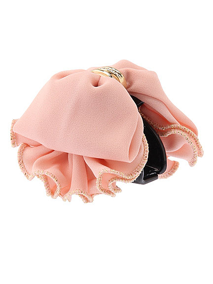 リボンラメストーンクリップ