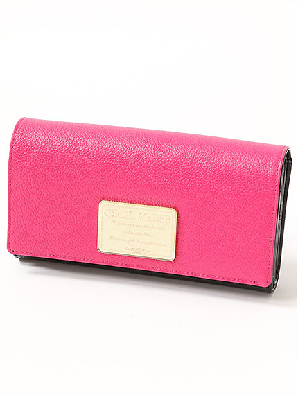 ロゴプレートバイカラーウォレット