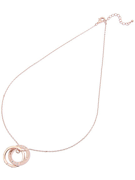 ダブルリングネックレス