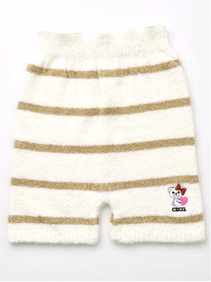セシルベアもこもこボーダールームパンツ