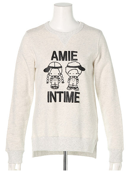 発泡ロゴプリントスウェット