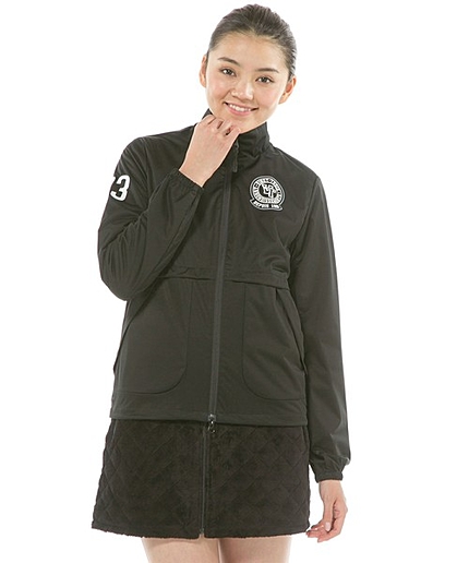 【LADIES】スムースチタンラミネートブルゾン