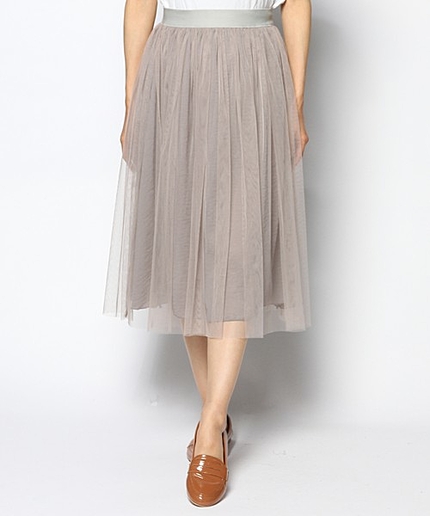 チュールレーススカート