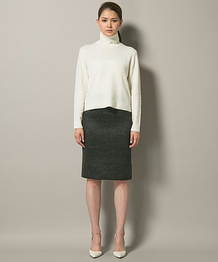 ファータッチウールジャージースカート