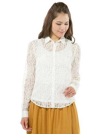 ラッセルレースブラウス