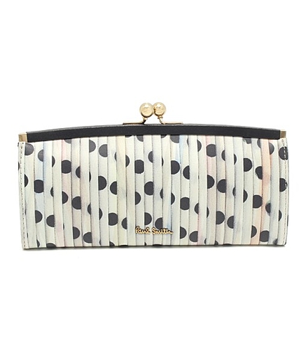 プリーツポルカ長財布