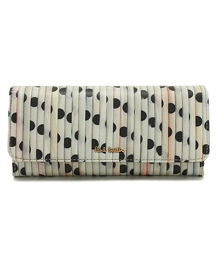 プリーツポルカ長財布