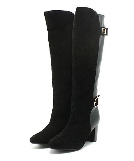 スエードコンビレディブーツ