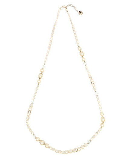 エレガントロングパールネックレス