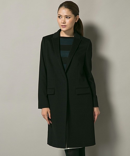 ウールカシミヤコーティングチェスターコート