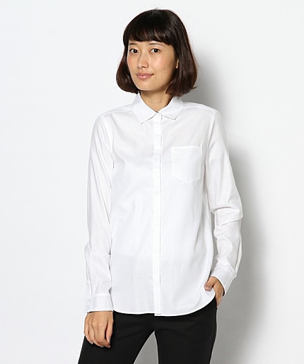 レイヤードシャツマダムプリントブラウス