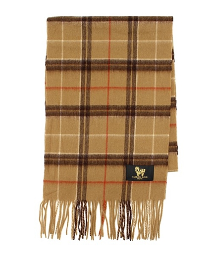 チェックマフラー