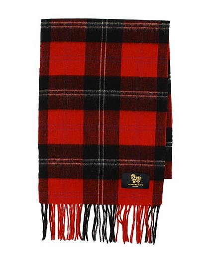 チェックマフラー