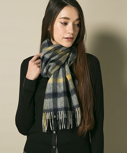 ヘリテージチェックマフラー