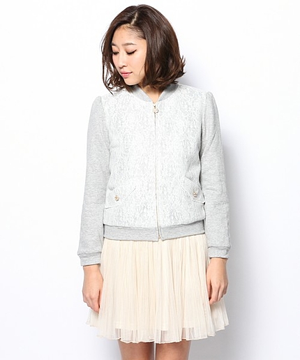 ウインターレースブルゾン