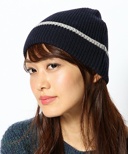 カシミヤニットキャップ