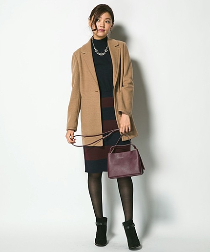 ソフトミルドジャージーチェスターコート