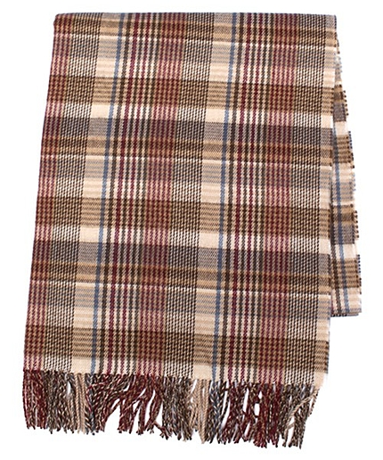 大判チェックストール